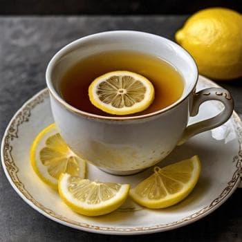 Hot Lemon Tea - Hot tea with a zesty lemon twist