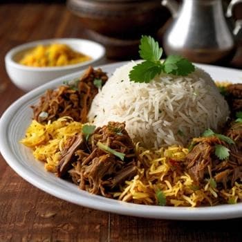 Mutton Biryani - Slow-cooked mutton with saffron-infused rice