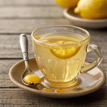 Hot Lemon with Honey - Warm lemon water with honey for soothing the throat