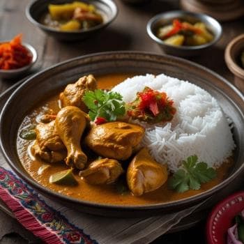 Chicken Khana - Grilled chicken with Nepali spices and salad
