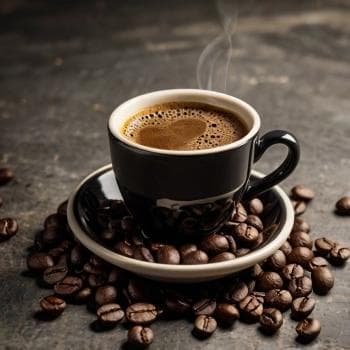 Black Coffee - Bold and strong coffee brewed with black coffee beans