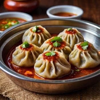 C-Momo - Momos in spicy and tangy chutney with unique fusion flavors